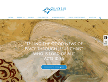 Tablet Screenshot of gracelifechurchofnaples.com